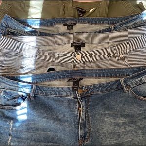 Lane Bryant shorts! Set of 4🥳